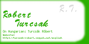 robert turcsak business card